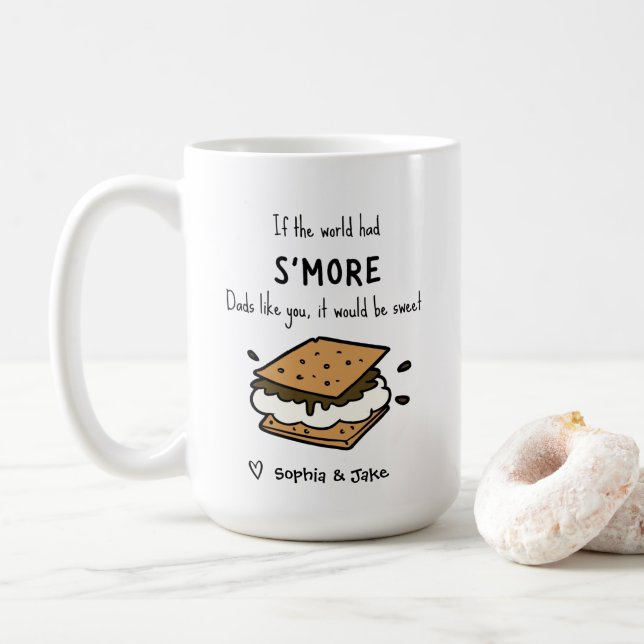 Funny S’more Pun  Coffee Mug (With Donut)
