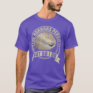 Funny Sacabambaspis Fish Meme Horrors Persist But  T-Shirt