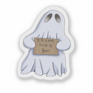 Funny Sad Ghost