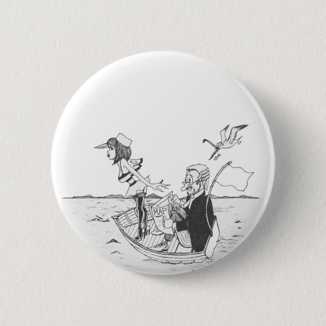 Funny Sailing Button (Front)