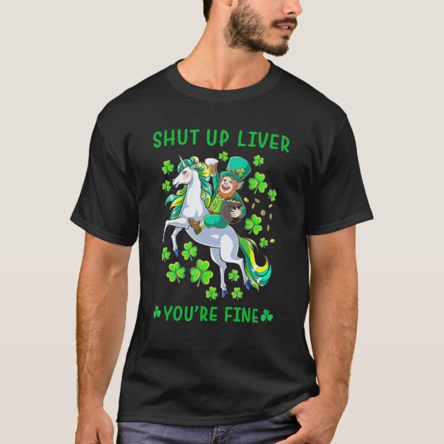 Funny Saint Patrick S Day St Patrick Party Men Wom T-Shirt (Front)