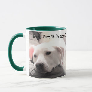 Funny Saint Patrick's Day Cute Tired and Lazy Mug