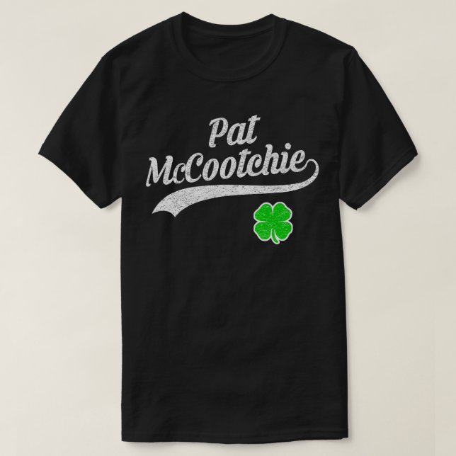 Funny Saint Patricks Day  For Women Pat McCootchie T-Shirt (Design Front)