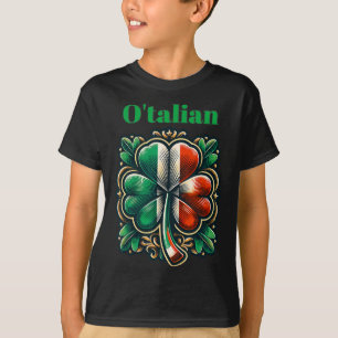 Funny Saint Patricks Day Irish Italian O'talian T-Shirt