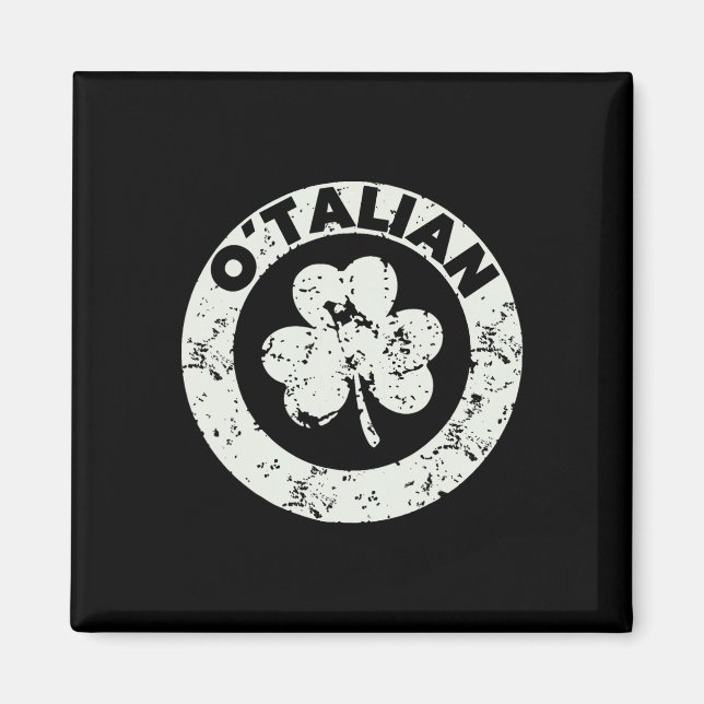 Funny Saint Patricks Day Italian Irish Relationshi Magnet (Front)