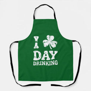 Funny Saint Patricks Day Party St Pats Funny Drink Apron