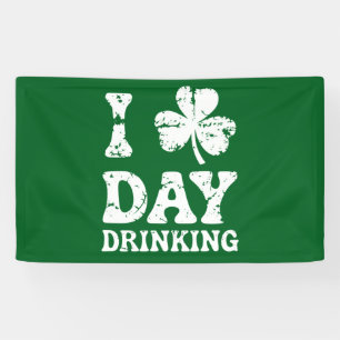 Funny Saint Patricks Day Party St Pats Funny Drink Banner