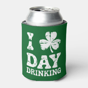 Funny Saint Patricks Day Party St Pats Funny Drink Can Cooler