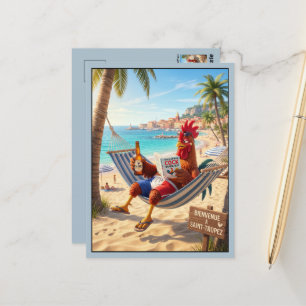 Funny Saint-Tropez France Postcard