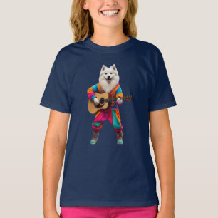 Funny Samoyed Rock Star Kids' T-Shirt