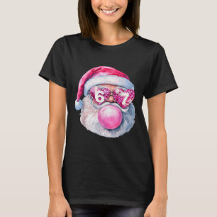 Funny Santa 67 Bubblegum Nk Christmas Six Seven Me T-Shirt