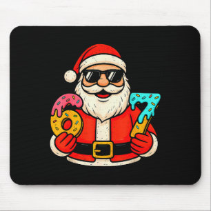 Funny Santa 67 Ice Cream Drip Christmas Xmas Teens Mouse Mat