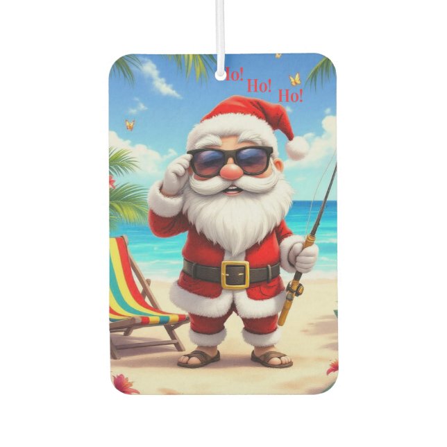 Funny Santa Air Freshener  (Front)