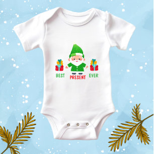 Funny Santa Baby Bodysuit