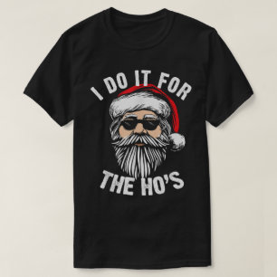 Funny Santa Beard Christmas Humor T-Shirt