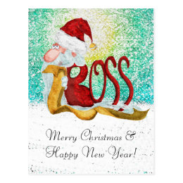 Boss Christmas Cards &amp; Invitations | Zazzle.co.uk