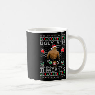 Funny Santa Boxing Ugly Ath Sweater Merry Christma Coffee Mug