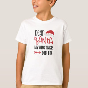 Funny Santa Boys Christmas T-Shirt