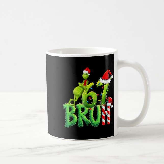 Funny Santa Bruh Christmas Meme 6 Gift Men, Women  Coffee Mug (Right)