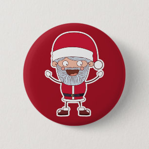 Funny Santa buttons
