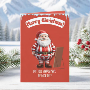 Funny Santa Christmas card