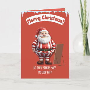Funny Santa Christmas card