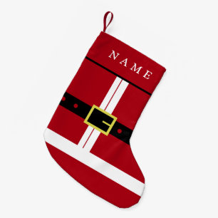 Funny Santa Christmas Stocking with Custom Name