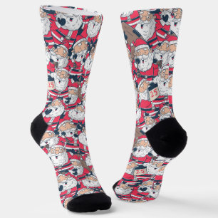 Funny Santa Claus Christmas Socks
