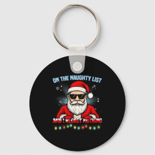 Funny Santa Claus Christmas Xmas For Men Women Boy Key Ring