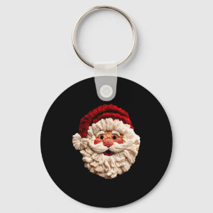 Funny Santa Claus Crochet Christmas Xmas Pajamas H Key Ring