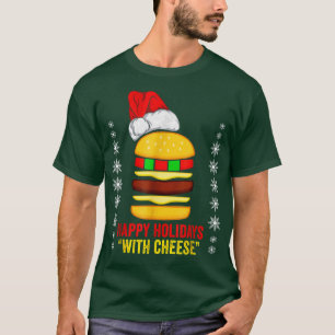 Funny Santa Claus Hat Christmas Cheese Snowflake M T-Shirt