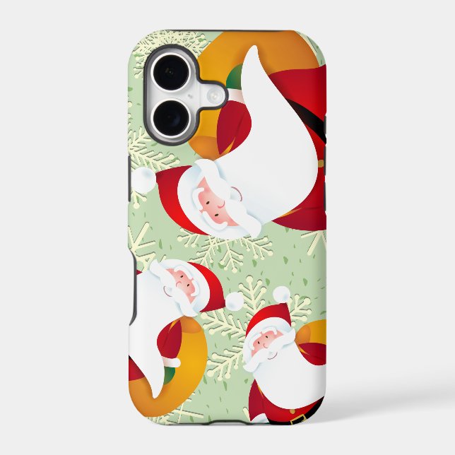 Funny Santa Claus, iPhone case (Back)