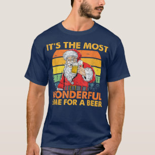 Funny Santa Claus It's The Most Wonderful Time For T-Shirt