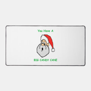 Funny Santa Claus Joke Naughty Dirty Xmas Holiday Desk Mat