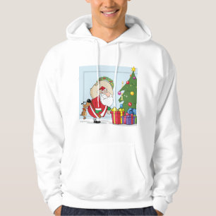 Funny Santa Claus Mens Hoodie