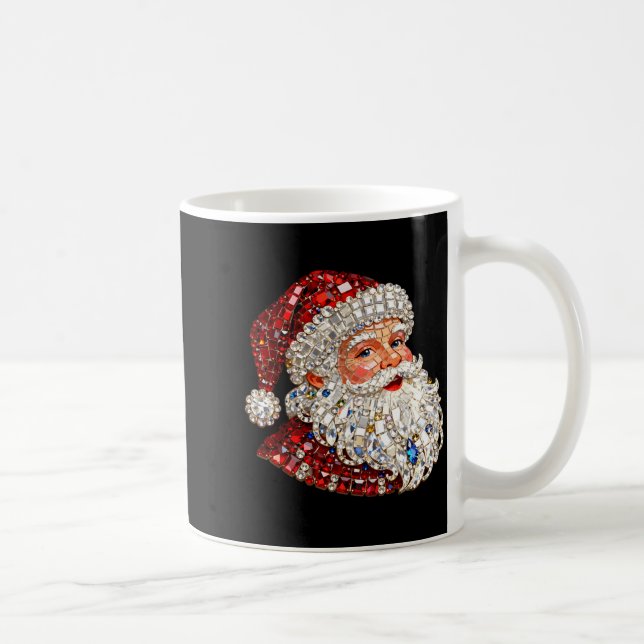 Funny Santa Claus Merry Christmas Xmas Family Holi Coffee Mug (Right)