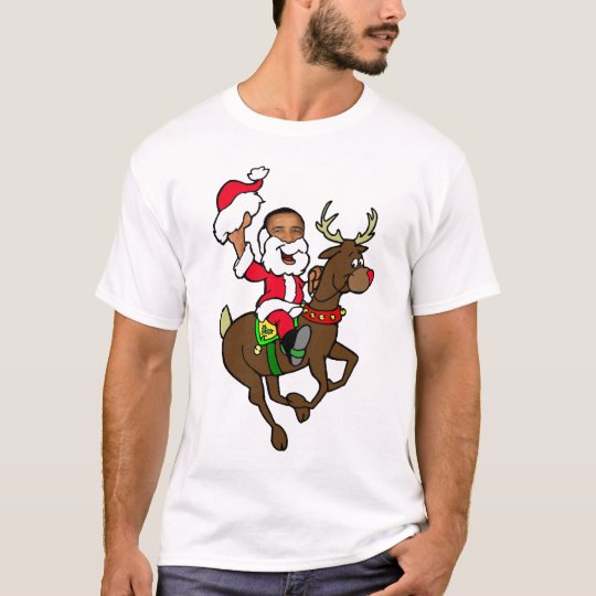 Funny Santa Claus Obama Funny Christmas Shirts