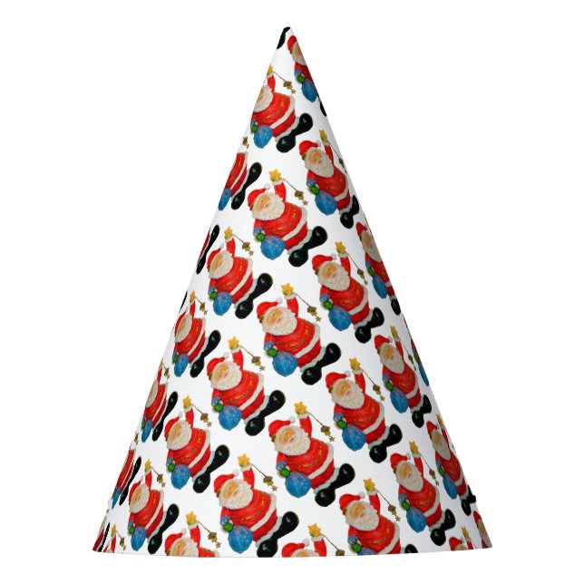Funny Santa Claus Pattern Christmas Party Party Hat (Front)