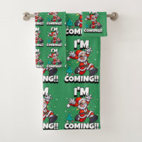 Funny Santa Claus Pattern Humourous Christmas