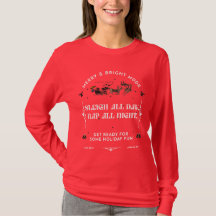 Funny Santa Claus Quote Sweatshirt - Christmas Red