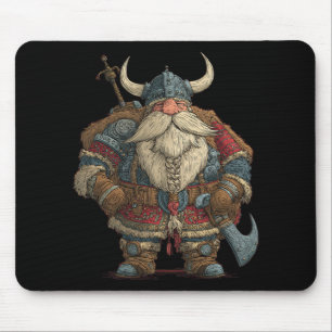 Funny Santa Claus Viking Costume For Boys And Girl Mouse Mat