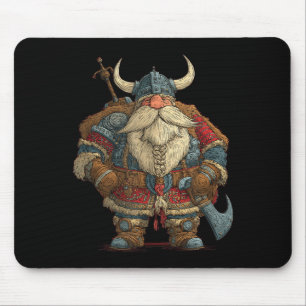 Funny Santa Claus Viking Costume For Boys And Girl Mouse Mat