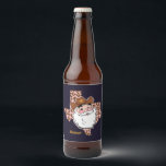 Funny Santa Cowboy Texas Christmas Beer Bottle Label<br><div class="desc">Funny Santa Cowboy Texas Christmas Beer Bottle Label</div>