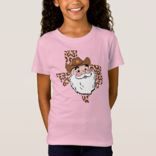 Funny Santa Cowboy Texas Christmas T-Shirt