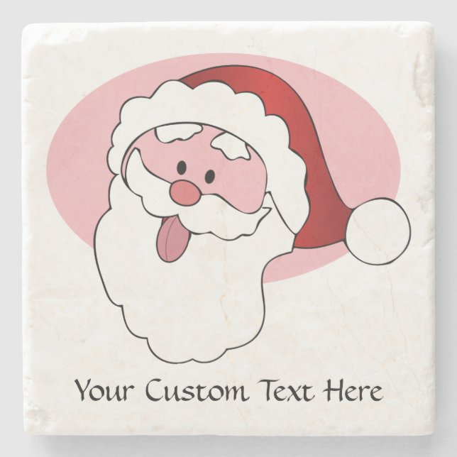 Funny Santa custom coaster (Front)