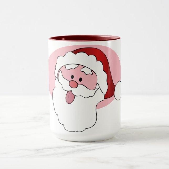 Funny Santa custom mug - choose style, color (Center)