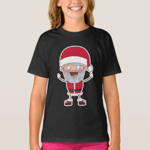 Funny Santa custom name clothing T-Shirt