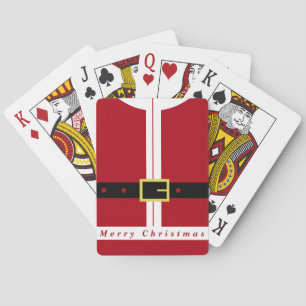Funny Santa Design Gift Christmas Playing Cards