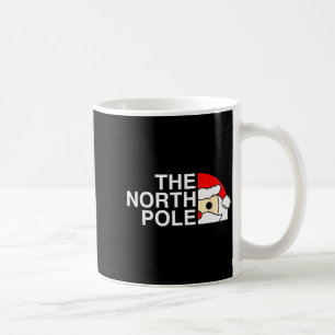 Funny Santa Face Christmas Parody The North Le Coffee Mug