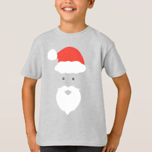 Funny Santa Face happy Merry Christmas Xmas family T-Shirt